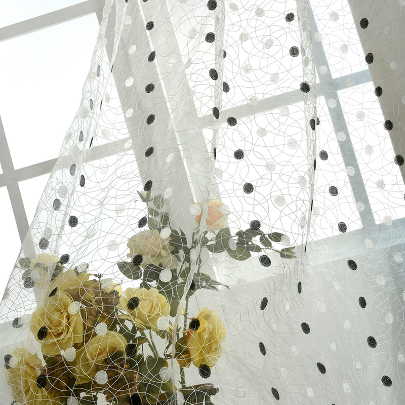 Honana WX-C11 1x2m Fashion Bird Nest Voile Door Curtain Panel Window Room Divider Sheer Curtain Home Decor