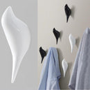 KCASA KC-488 Bird Shape 3D Wall Hooks Resin Bird Decoration Coat Towel Hook Single Wall Hanger