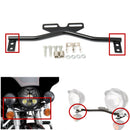 Black Motorcycle Light Bar Passing Mount Clamp For Spot Fog Turn Signal Light