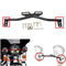 Black Motorcycle Light Bar Passing Mount Clamp For Spot Fog Turn Signal Light