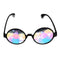 Unisex Party Kaleidoscope Glasses Glass Lens Costume Eyes Mirrored Retro Frame