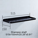 Aluminum Bathroom Shower Caddy Shelf Wall-mounted Rack Organizer Towel Holder