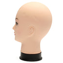 PE Plastic Mannequin Head Hat Glasses Scarf Display Wig