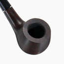 Ebony Wooden Enchase Filter Pipe Toba cco Ci gar Pipe Gift