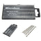 20pcs 0.3-1.6mm Micro HSS Twist Drill Bits Set Straight Shank