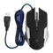 USB Wired Yellow LED Backlight Mechanical Handfeel Gaming Keyboard and Mouse Combo
