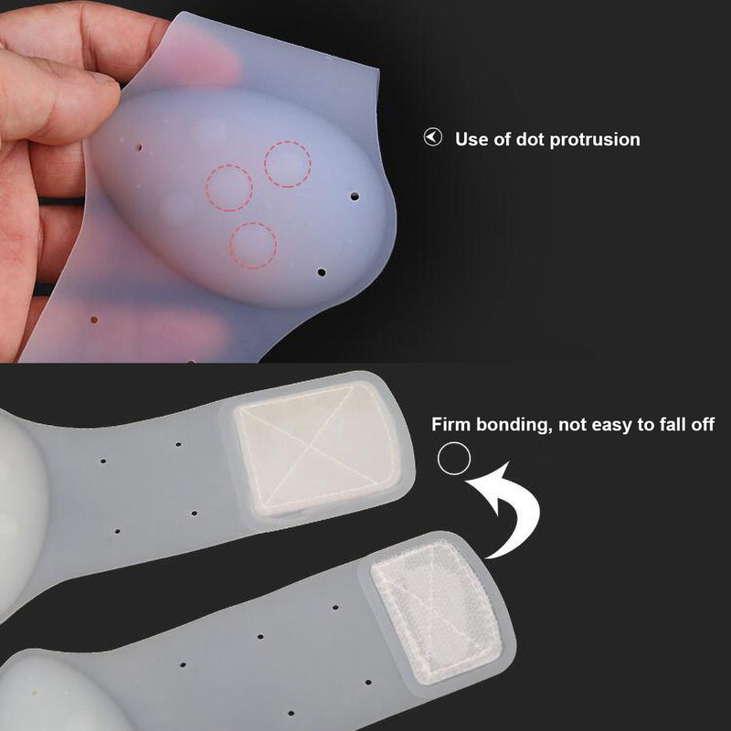 2x Silicone bandage belt Foot Pain Relief Plantar Fasciitis Insole Pads Orthotic Arch Support