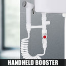 ABS Portable Bidet Sprayer Set Handheld Toilet Bidet Retractable w/ 1.5m Spring 1/2" Hose Adapter Free Mounting Bracket Switch Toilet Cleaning Tool
