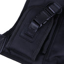 Multi-function Walkie Talkie Chest Pocket Pack Handset Radio Holder Bag Carry Case for Two Way Radio