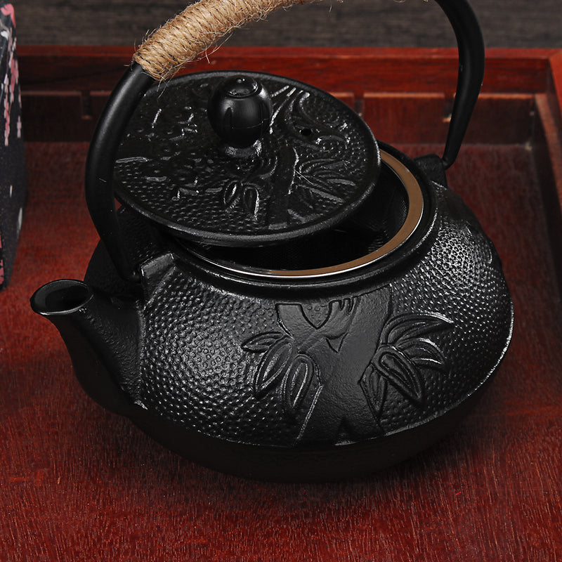 Cast Iron Kettle Tetsubin Teapot Comes Japanese Style Stove Tea Pot Holder