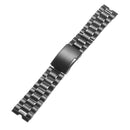 22mm Black Stainless Steel Metal Watch Band Strap for Moto 360 1st Watch+ Tools