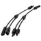 2Pcs 30A 40cm Y-Type AWG12 MC4 Solar Panel Cable Connector Wire Branch IP67 4mm