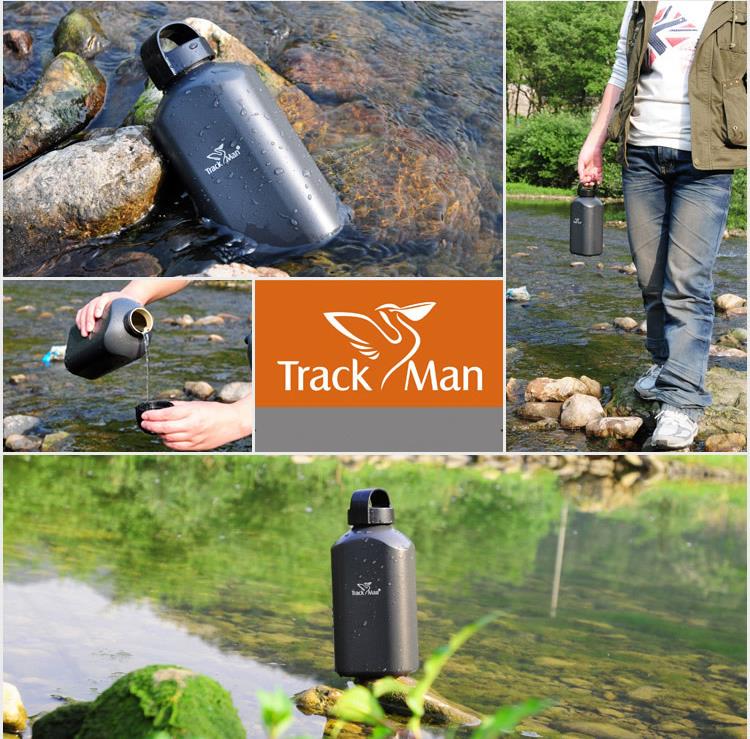 TRACKMAN Hunting Outdoor Aluminum Alloy Sport Water Kettle Large 1L With Handle