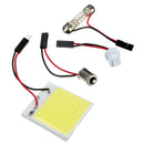 48 LED Chip COB T10 BA9S Festoon Dome White Interior Light Panel Car Bulb Lamp