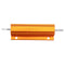 RX24 100W 1KR 1KRJ Metal Aluminum Case High Power Resistor Golden Metal Shell Case Heatsink Resistance Resistor
