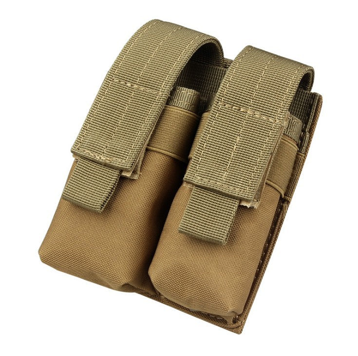 Tactical Double Mag Pouch Molle Quick Access Ammo Clip Pistol Accessories Magazine Holder Bag For Belt