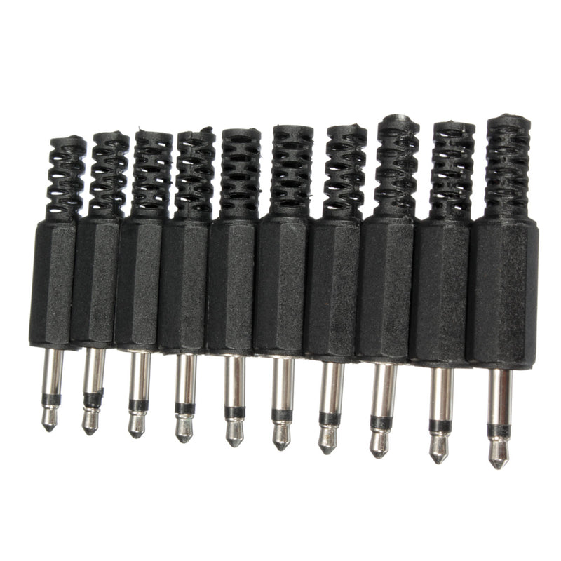 10pcs 3.5 mm Jack Audio Per Cuffie Spina Adattatore Connettori Plug Connectors