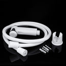 ABS Bathroom Portable Bidet Sprayer Kits Handheld Toilet Bidet Shower Head Sprayer for Personal Hygiene w/ 1.2m Hose Installation Base