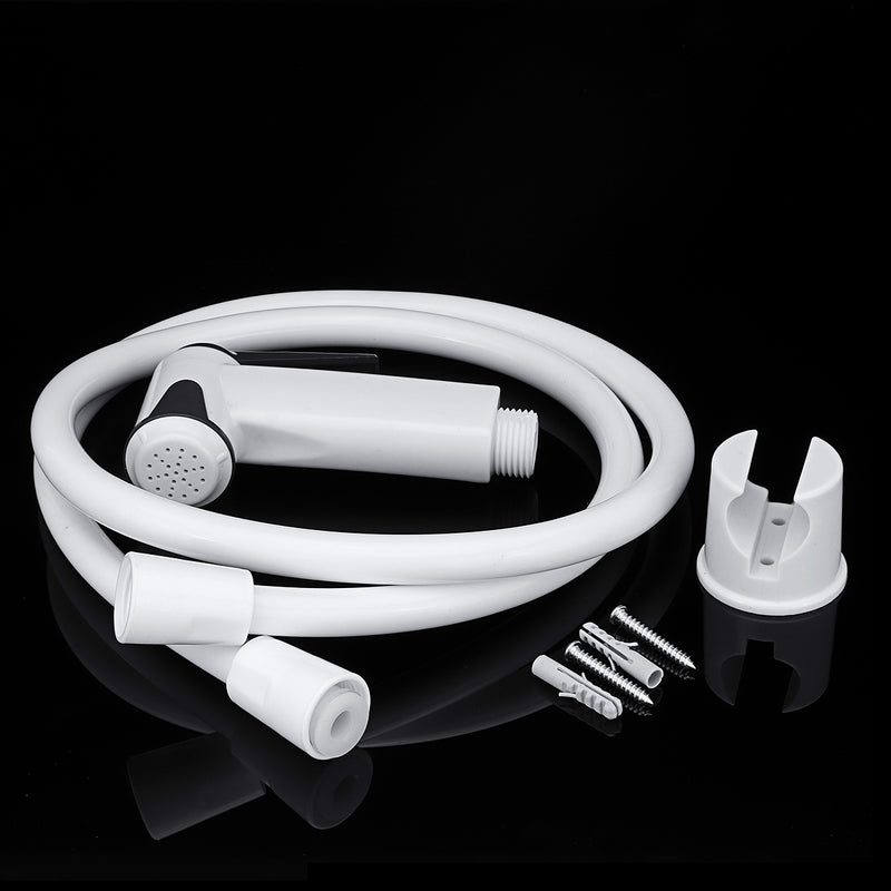 ABS Bathroom Portable Bidet Sprayer Kits Handheld Toilet Bidet Shower Head Sprayer for Personal Hygiene w/ 1.2m Hose Installation Base