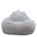 2 Sizes Large Bean Bag Chair Couch Sofa Covers Indoor Lazy Lounger For Adults Baby Seats Protector