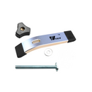 Aluminum Alloy Quick Acting Hold Down Clamp T-Slot T-Track Clamp Set T Nut Screw Type Woodworking Tool