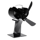 4 Blade Stove Fan Wood Stove Fan Fireplace Fan Heat Powered Eco-Friendly for Wood Log Burner Fireplace