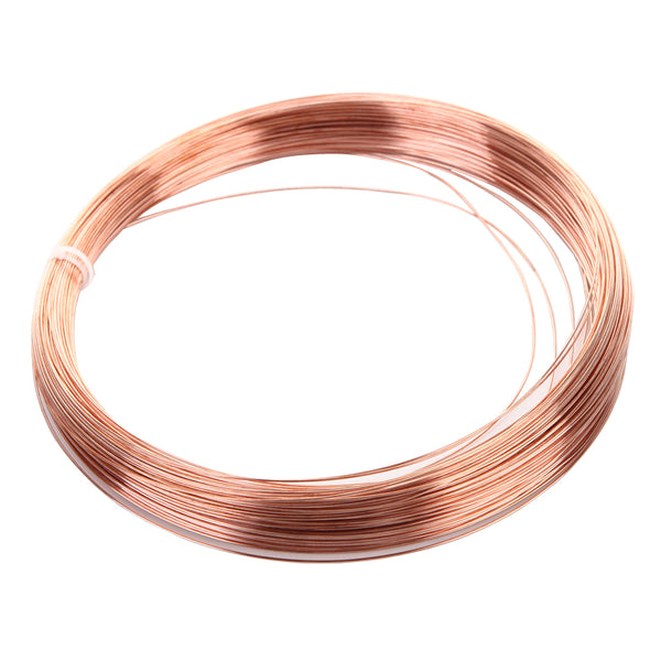 5Pcs Diameter 0.4 mm Copper Wire Line T2 Copper Red Copper Line Bare Wire 99.90%