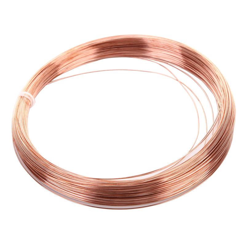 5Pcs Diameter 0.4 mm Copper Wire Line T2 Copper Red Copper Line Bare Wire 99.90%