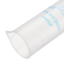 250ml Plastic Graduated Measuring Cylinder Beaker Tube Flask Cups Laboratory Scale