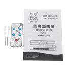 2000W 220V Wall Mounted Desktop Heater Timing Air Conditioner Dual-purpose Remote Control Bathroom Bedroom