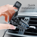 KUULAA Gravity Linkage Air Vent Car Phone Holder Car Mount for 4.5-6.5 Inch Smart Phone for iPhone for Samsung Xiaomi Redmi Note 8