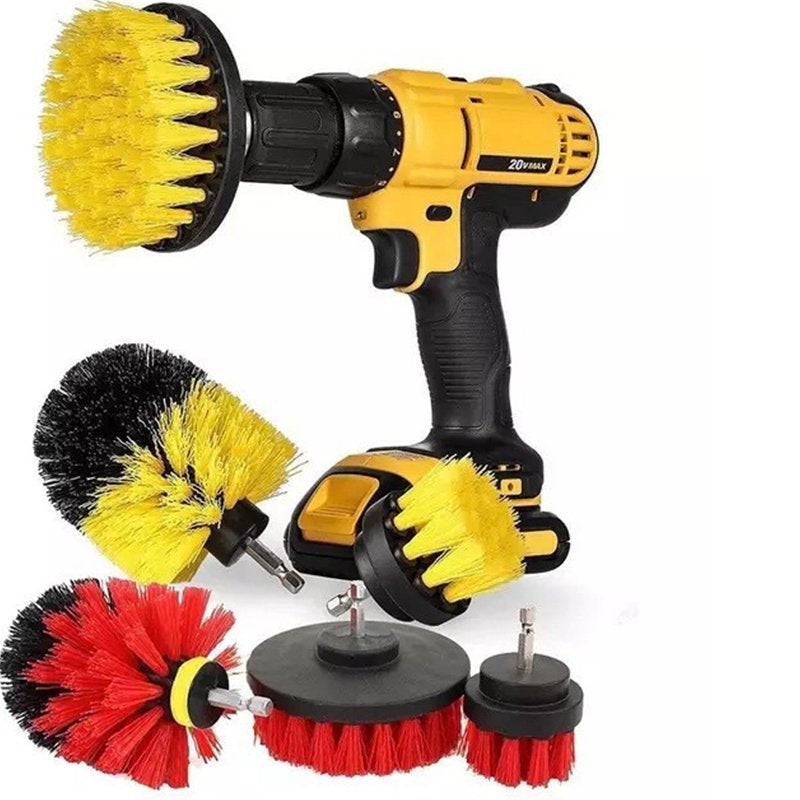 4pcs 2/3.5/4/5 Inch Electric Drill Brush Cleaning Brush Tool