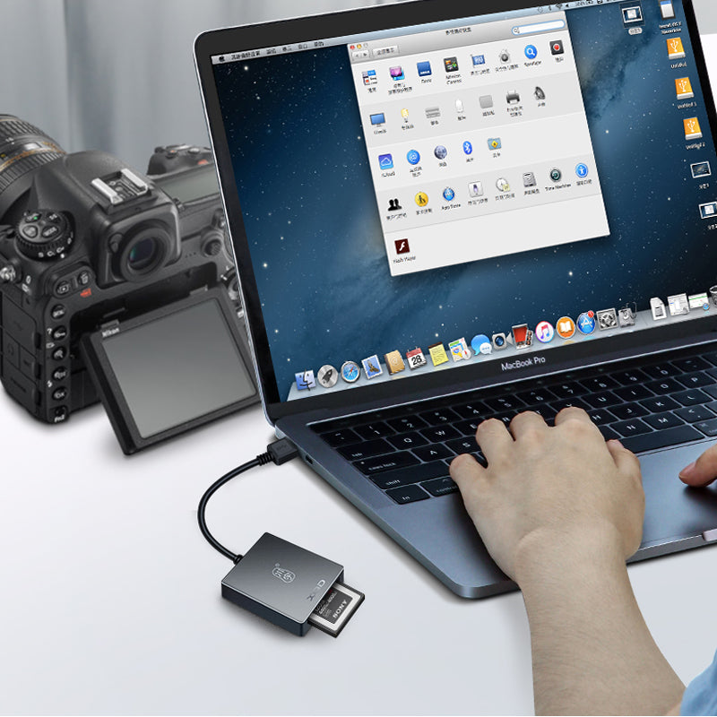 USB3.1 Gen1 XQD USB Card Reader Memory Card Adapter 4K High Transmission 300Mb/s for Sony M/G Series