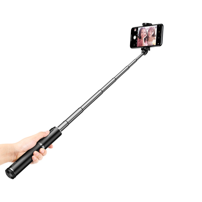 Baseus 2 In 1 Mini bluetooth Extendable Monopod Tripod Selfie Stick for Sports Smart Phone Camera