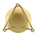 Iron Candle Holder Round Table Golden Candlestick for Wedding Ornament Party