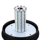60 LED Emergency Flash Strobe Rooftop Rotating Beacon Warning Light Amber 12-24V