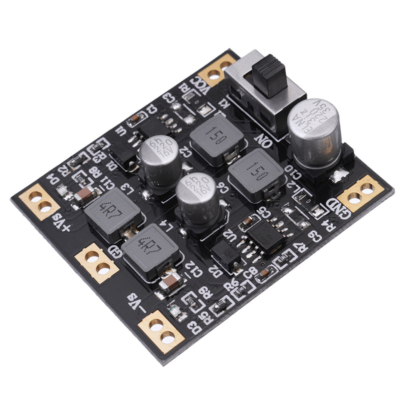 24V/15V/12V to 5V/12V Regulated Power Supply Module High Efficiency Low Ripple and Double Filter