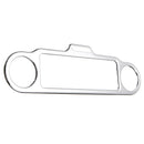 Trim Ring Stereo Accent Cover For Harley Davidson Electra Street Glide Touring Chrome
