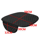 6 Colors Universal Car Linen Front Seat Cover Kit Breathable Car Seat Cushion With Storage Bag