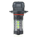 H10 LED Fog Driving Lights Xenon White Bulb Black Aluminum
