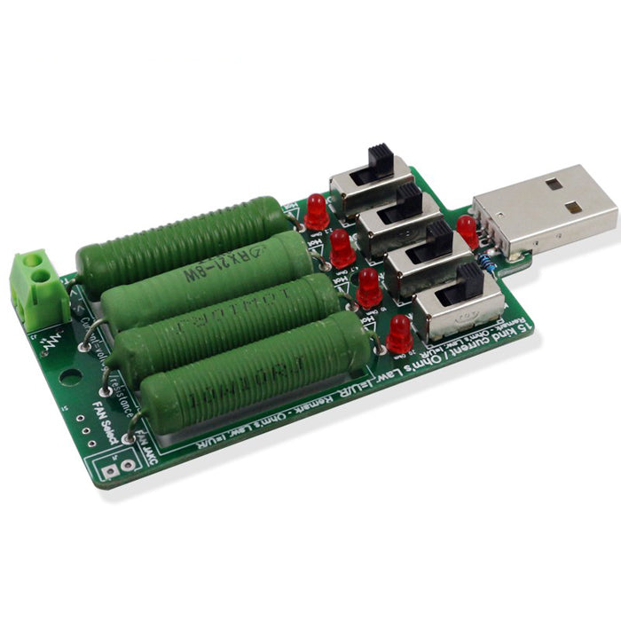 USB DC Electronic Load High Power Discharge Resistance Resistor Adjustable 4 Kind Current