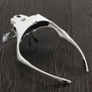 1X 1.5X 2X 2.5X 3.5X Headbrand Headset Jeweler Magnifier Magnifying Glass Loupe Glasses w/ LED Light