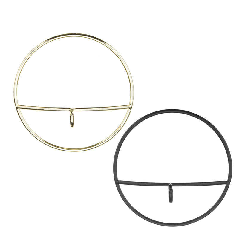 Wall Hooks Wrought Iron Geometric Hanger Hook Wall Hanging Bedroom Clothes Jewelry Home Decoration