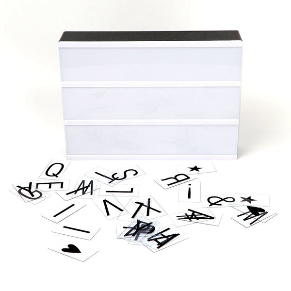 LED USB Night Light Box with A4 Letter Card  DIY Combination for Wedding Party Christmas Decor