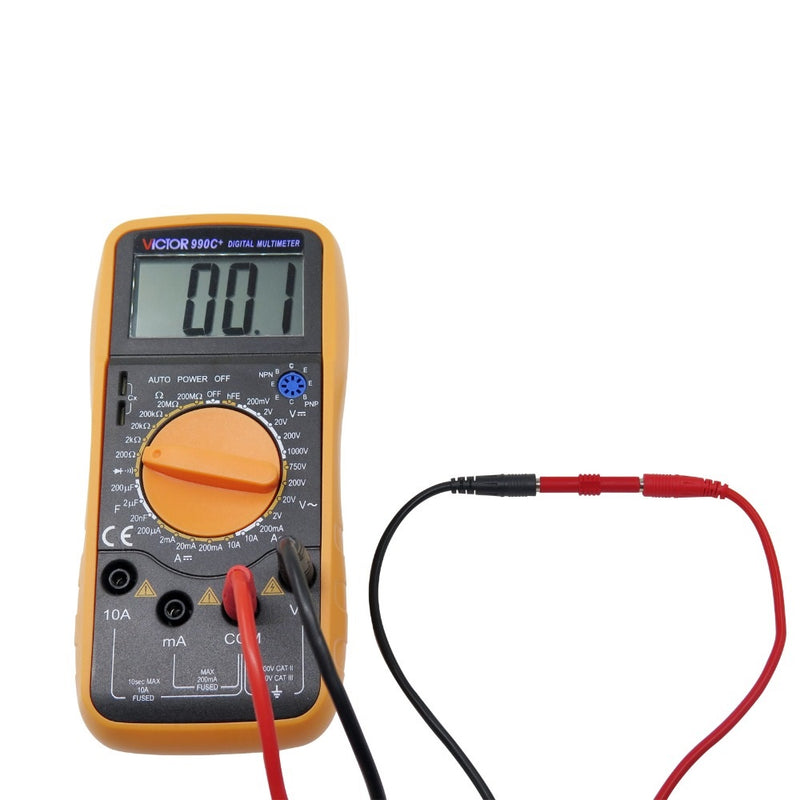 Cleqee P1041 1Set 1M 4mm Banana to Banana Plug Soft RV Test Cable Lead for Multimeter Test Leads Kits Banana Plug Male