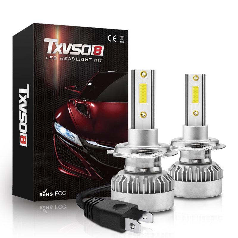 TXVSO8 G1 COB LED Car Headlights Bulbs H7 H11 H1 9012 9006 9005 Fog Lights 110W 20000LM 6000K White Waterproof