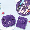 Oxford Cloth Velvet Lazy Bundle Mouth Drawstring Cosmetic Bag Large Capacity Wash Bag