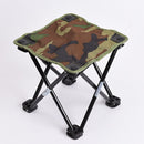 Camouflage Contraction Folding Stool Recreational Fishing Chair Portable Stool Fishing Gear
