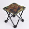Camouflage Contraction Folding Stool Recreational Fishing Chair Portable Stool Fishing Gear