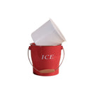 Double Wall 4L Ice Bucket Spit Barrel Container KTV Club Bar Tools Ice Container With Scoop & Lid